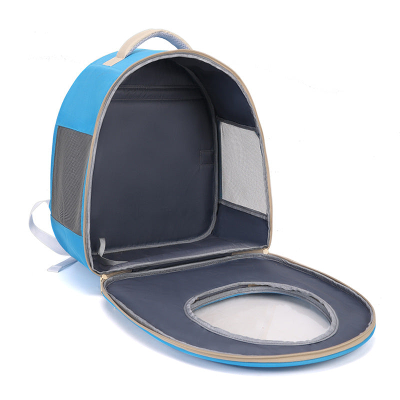 KFX-7549629 Large Capacity Space Capsule Backpack for Pets - Breathable and Comfortable Design