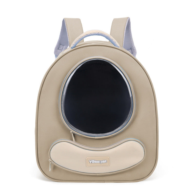KFX-7549629 Large Capacity Space Capsule Backpack for Pets - Breathable and Comfortable Design