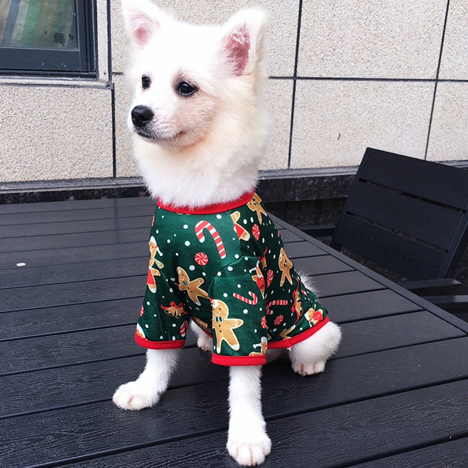 KFX-7551549 Cozy Cotton Dog Clothes for the Christmas Season