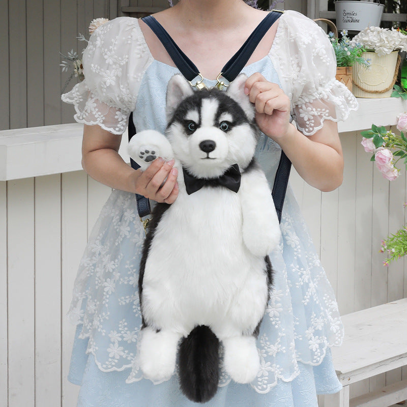 KFX-7555389 Husky Plush Toy with Scarf Options for Youth - Perfect Gift for Animal Lovers