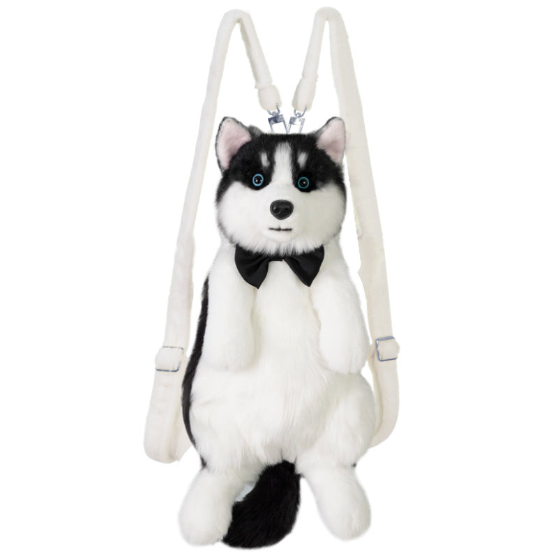KFX-7555389 Husky Plush Toy with Scarf Options for Youth - Perfect Gift for Animal Lovers