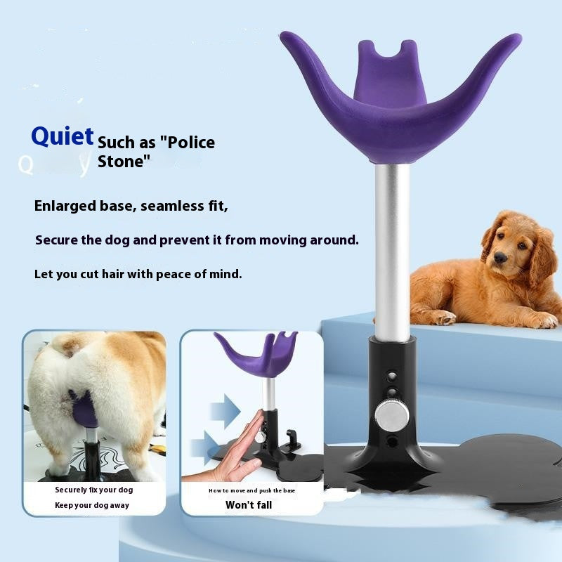 KFX-7556925 Adjustable Pet Grooming Bench - Extended & Short Versions in Gray, Pink, Purple with Thickened Aviation Aluminum Alloy Adjustable Rod