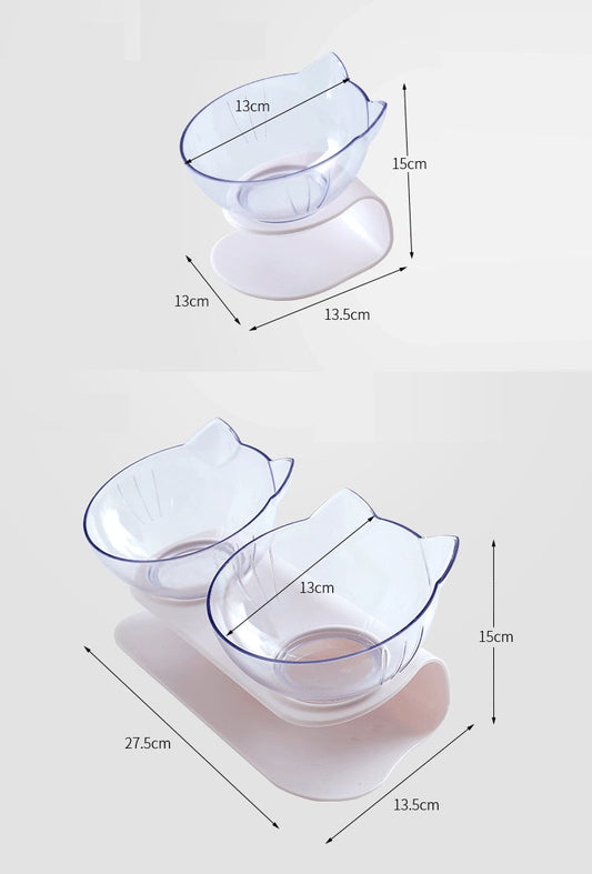 KFX-7559101 Non-Slip Pet Bowl for Cats and Dogs - Durable ABS Base with Tasteless, Non-Toxic Construction