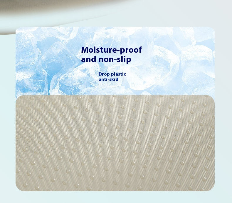 KFX-7560765 Cool Summer Breathable Pet Mat - Available in Round Blue, Beige, Pink, Green, and Gray (50CM to 110CM)