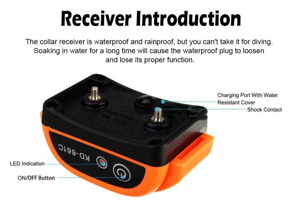KFX-7564349 Wireless Electric Dog Fence with Waterproof Collar, Vibration Alert, 500m Range, Various Standards