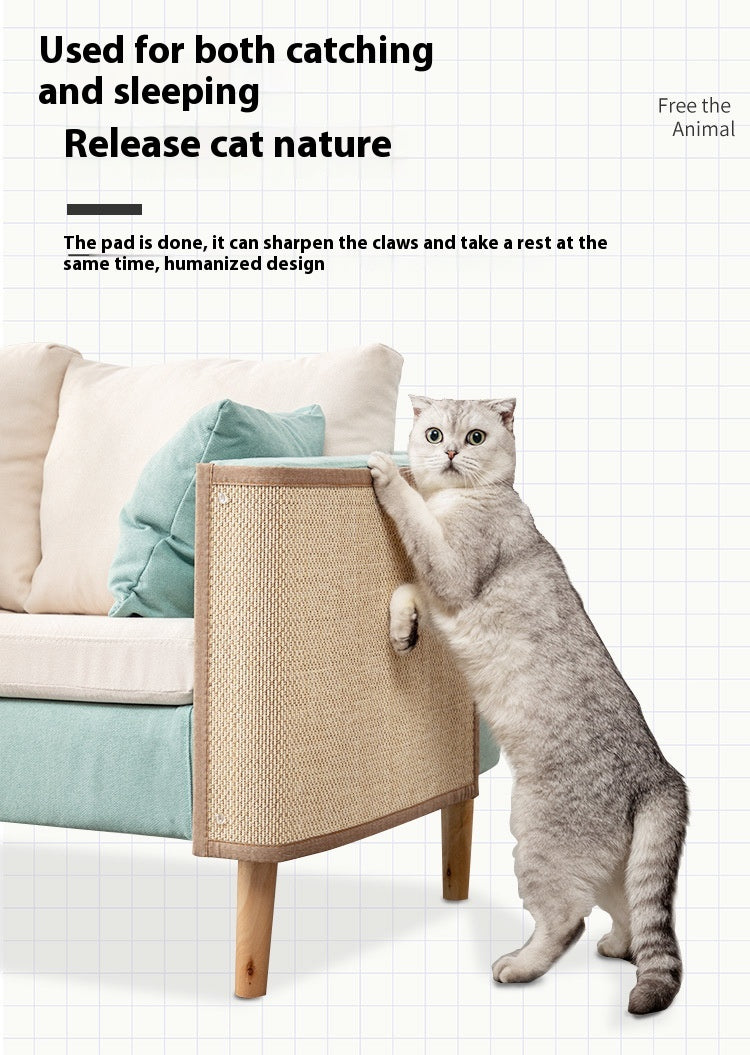 KFX-7564861 Durable Cat Scratch Pad with Protective Features for Furniture and Walls