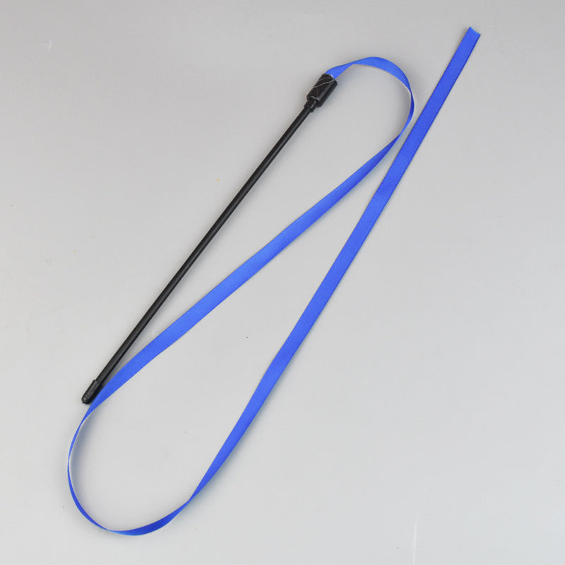 KFX-7566141 Interactive Cat Teaser Wand with Colorful Ribbon for Engaging Playtime and Exercise