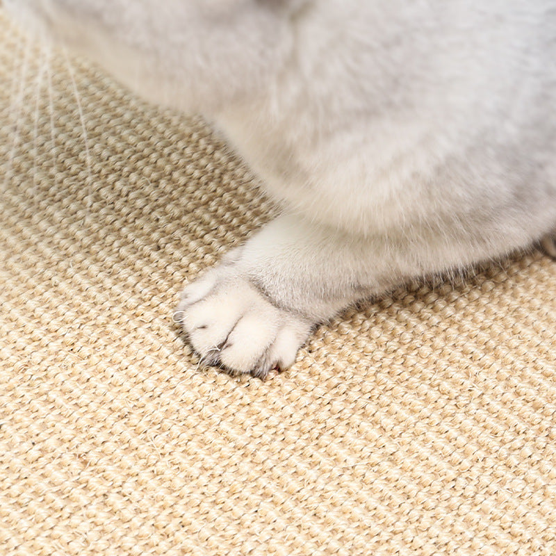 KFX-7566525 Sisal Hemp Cat Scratch Pad for Sofa Protection with Velcro - Multiple Sizes Available