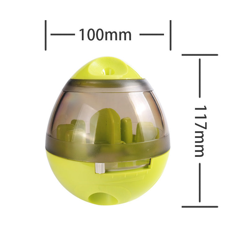 KFX-7568445 Interactive Pet Food Feeder Dispenser for Dogs and Cats, Slow Eating Toy with Tumbler Design