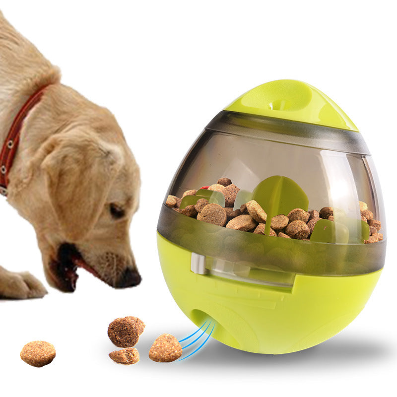 KFX-7568445 Interactive Pet Food Feeder Dispenser for Dogs and Cats, Slow Eating Toy with Tumbler Design