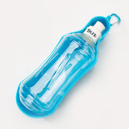 KFX-7570493 Portable Pet Water Dispenser - Lightweight, Leak-Proof, Eco-Friendly Plastic, with Metal Hook for Easy Carrying