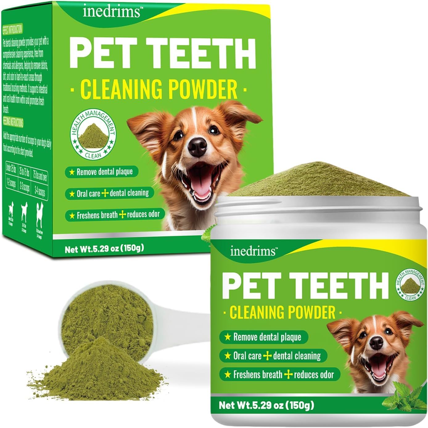 KFX-7572285 Pet Dental Powder for Fresh Breath and Healthy Gums - Daily Oral Care Solution
