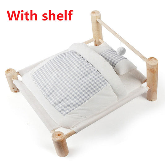 KFX-7574461 Universal Removable and Washable Cat Quilt Bed for All Seasons