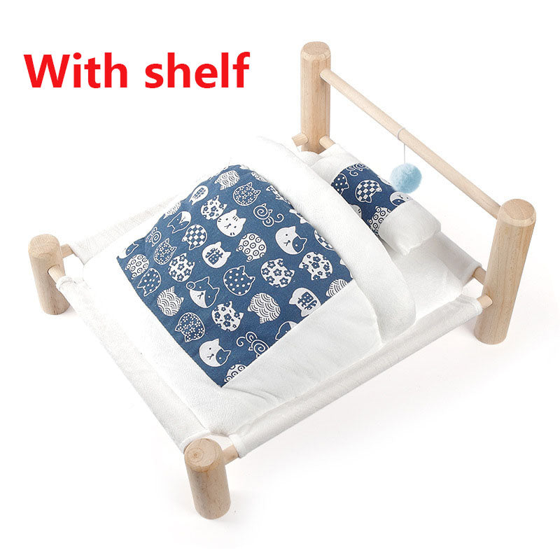 KFX-7574461 Universal Removable and Washable Cat Quilt Bed for All Seasons