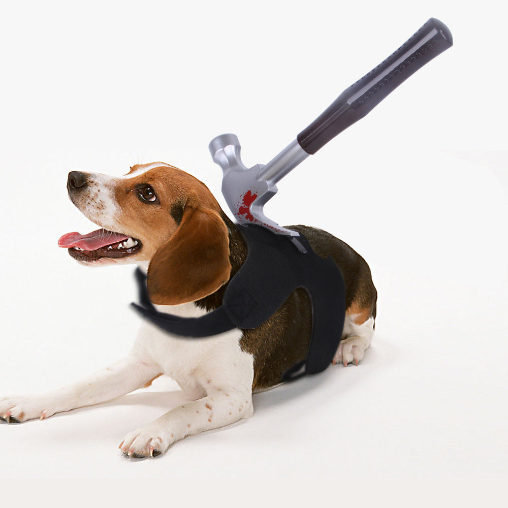 KFX-7574589 Funny Halloween Pet Costume - Soft Cloth with Velcro Closure, Comfortable Fit for Pets