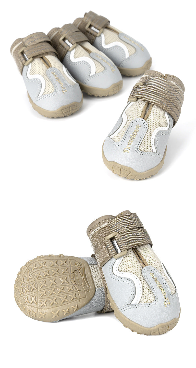 KFX-7577021 Breathable Waterproof Non-Slip Dog Shoes in Various Colors and Sizes