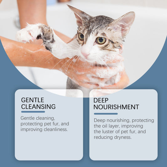KFX-7578045 Pet Bath and Shower Gel for Cats and Dogs - Moisturizing Shampoo 100ml