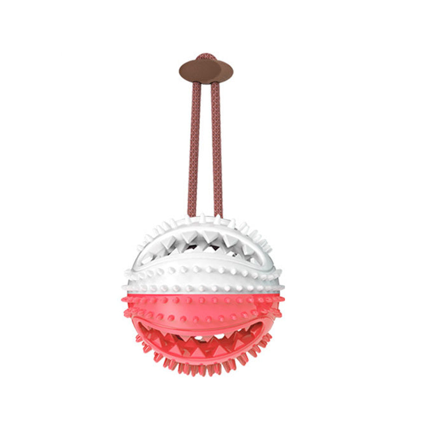 KFX-7584573 Interactive Suction Cup Tug Toy for Dogs - Chew and Teeth Cleaning Ball for Oral Hygiene