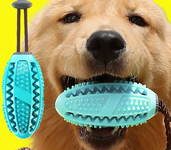 KFX-7584573 Interactive Suction Cup Tug Toy for Dogs - Chew and Teeth Cleaning Ball for Oral Hygiene