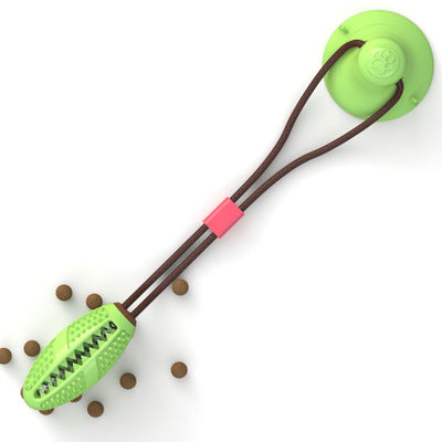 KFX-7584573 Interactive Suction Cup Tug Toy for Dogs - Chew and Teeth Cleaning Ball for Oral Hygiene