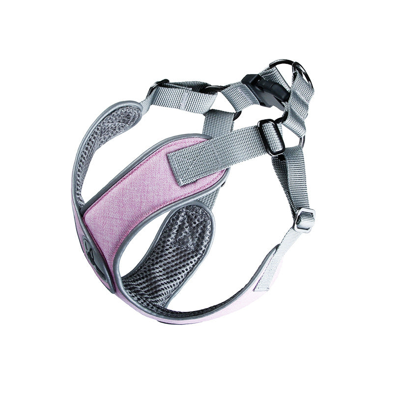 KFX-7585213 Breathable Chest Strap for Puppies - Lightweight, Durable Flying Woven & Diving Fabric