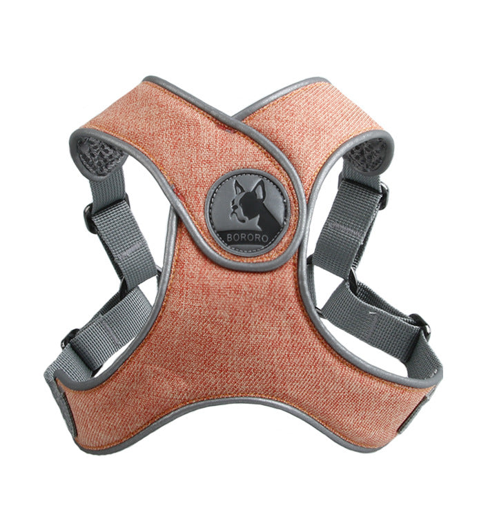 KFX-7585213 Breathable Chest Strap for Puppies - Lightweight, Durable Flying Woven & Diving Fabric
