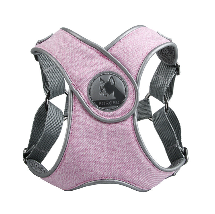 KFX-7585213 Breathable Chest Strap for Puppies - Lightweight, Durable Flying Woven & Diving Fabric