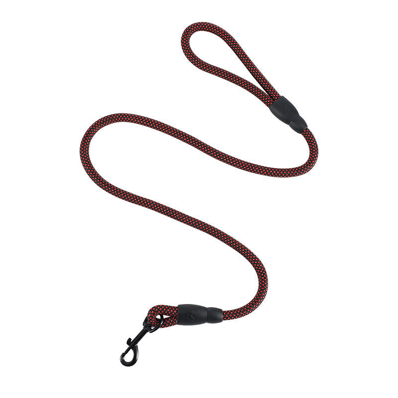 KFX-7585725 Adjustable Nylon Woven Pet Traction Rope with Chest Harness - Available in Multiple Colors