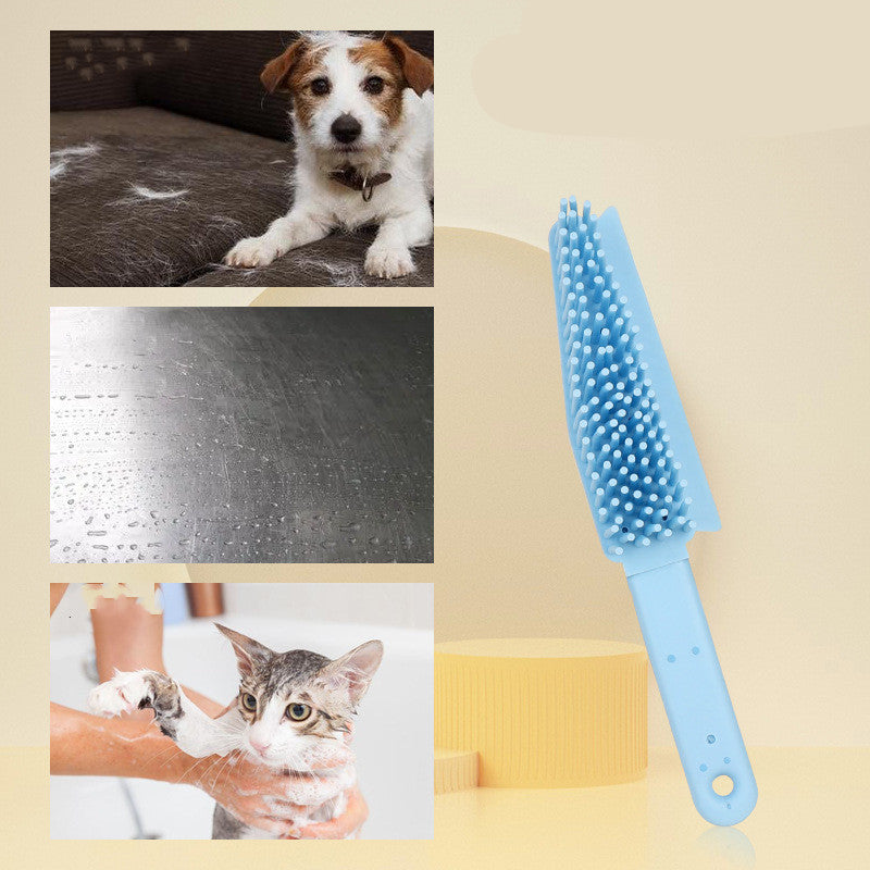 KFX-7587517 Pet Supplies Hair Removal and Bath Massage Comb for Pets