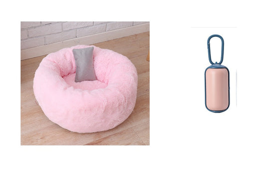 KFX-7589949 Comfortable Cloth Pet Bed and Blanket for Cats - Available in Three Sizes