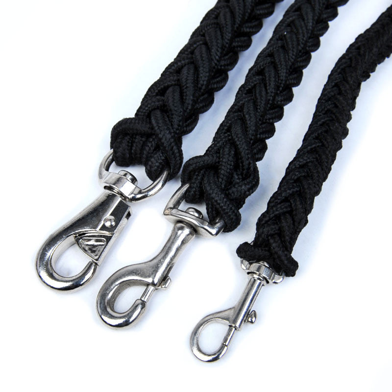 KFX-7591485 Nylon Braided Dog Leash - Thick & Durable for Large Dogs, 115cm Length