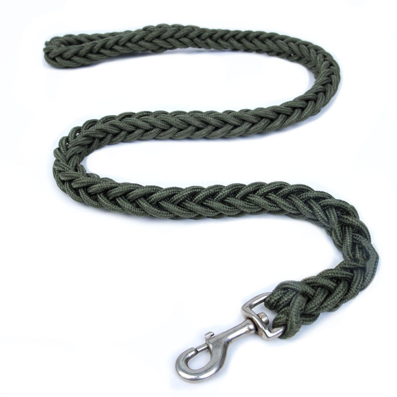 KFX-7591485 Nylon Braided Dog Leash - Thick & Durable for Large Dogs, 115cm Length