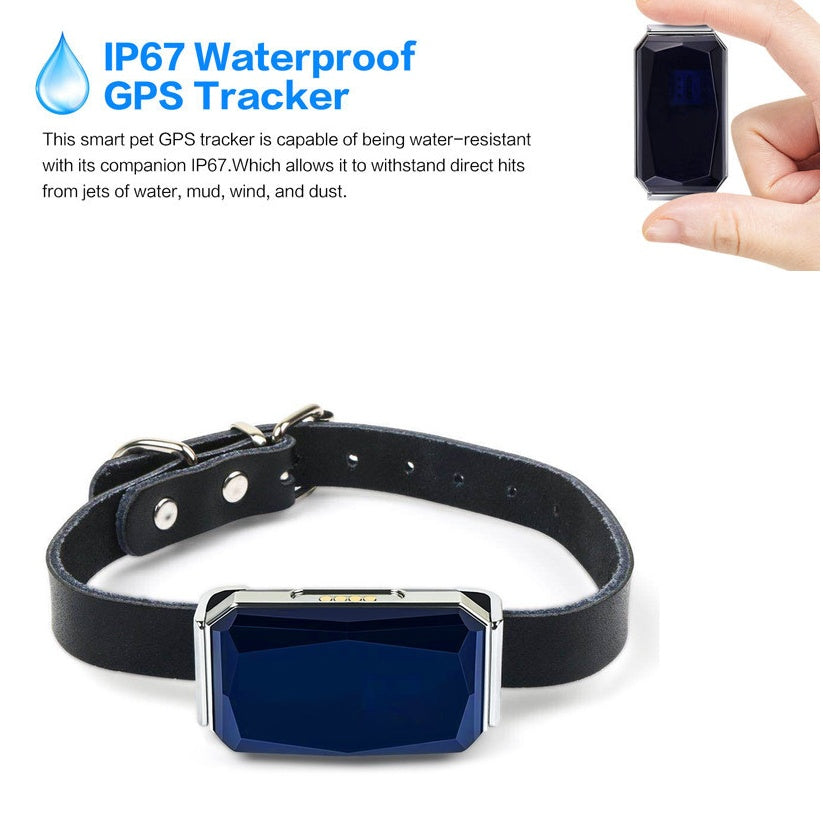 KFX-7597117 Multifunctional GPS Pet Tracking Locator with Voice Monitoring and Real-Time Positioning