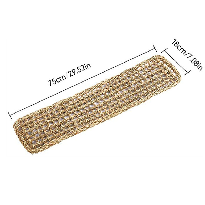 KFX-7598269 Reptile Crawling Mat and Lizard Relaxation Straw Mattress for Bearded Dragons and Geckos