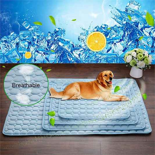 KFX-7599293 Cooling Ice Silk Pet Nest Pad for Dogs and Cats - Breathable, Comfortable, and Durable
