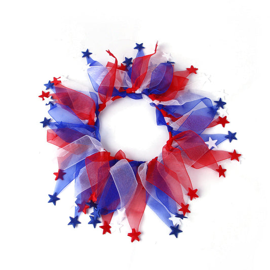 KFX-7599421 Colorful Tie-Dye Pet Collar for Dogs – Halloween & Christmas Designs, Free Size, Cloth Material