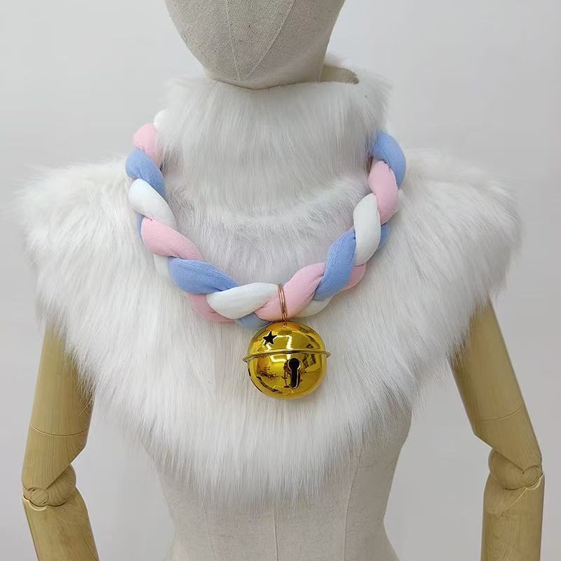 KFX-7600061 Three-Strand Magnetic Buckle Color Collar in Multiple Color Options