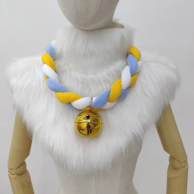KFX-7600061 Three-Strand Magnetic Buckle Color Collar in Multiple Color Options