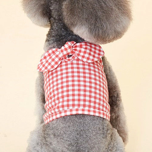 KFX-7603773 Fashionable Cotton Dog Apparel for Pomeranian and Schnauzer – Red, Green, Yellow, Purple