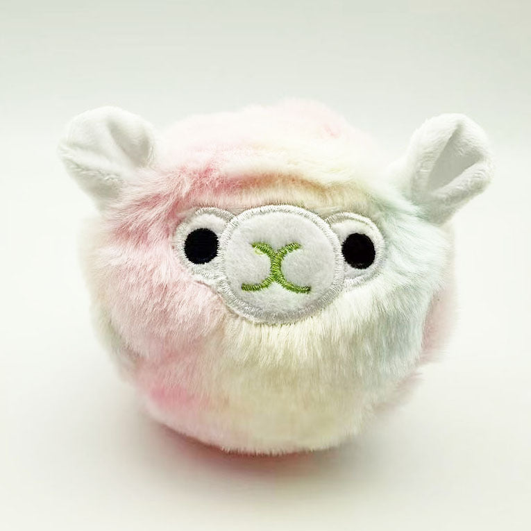 KFX-7605821 Colorful Plush Vocalization Acanthosphere TPR Molar Toy for Pets