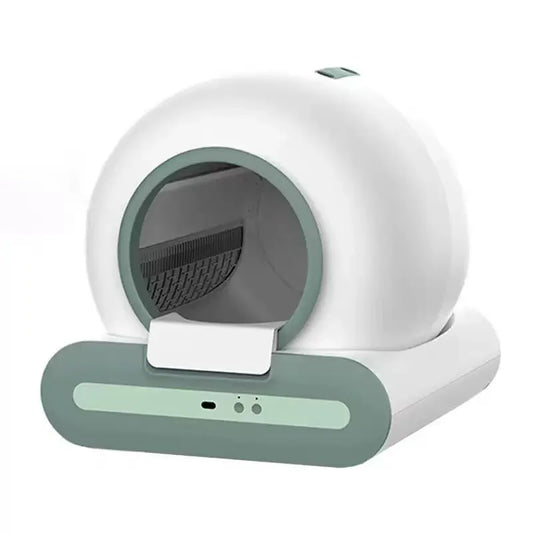 KFX-760659 Intelligent Automatic Smart Cat Litter Box with Eco-friendly Design and 65L Capacity