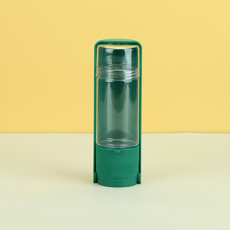 KFX-7609021 Portable Pet Water Bottle with Drinking Bowl for Dogs and Cats – Travel Feeder with Easy One-Click Design
