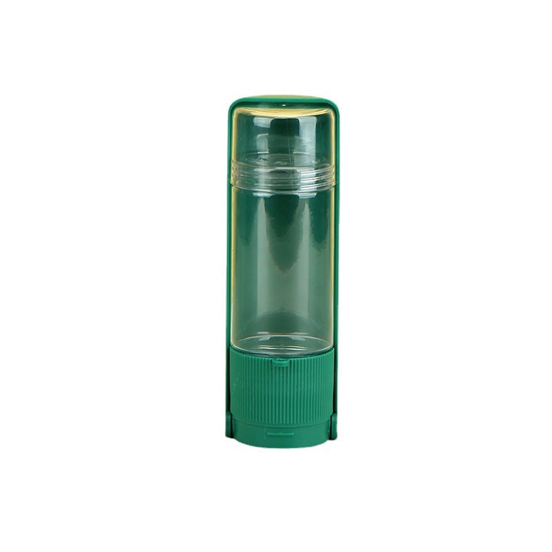 KFX-7609021 Portable Pet Water Bottle with Drinking Bowl for Dogs and Cats – Travel Feeder with Easy One-Click Design