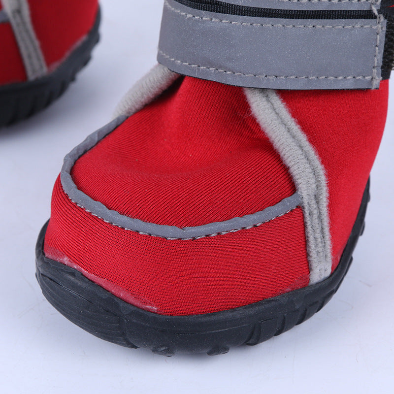 KFX-7609789 All-Season Cute Dog Shoes for Small Pets – Wetsuit Fabric & Rubber Sole in Various Colors