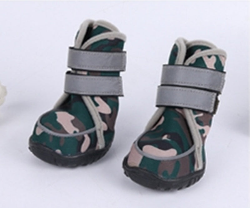 KFX-7609789 All-Season Cute Dog Shoes for Small Pets – Wetsuit Fabric & Rubber Sole in Various Colors
