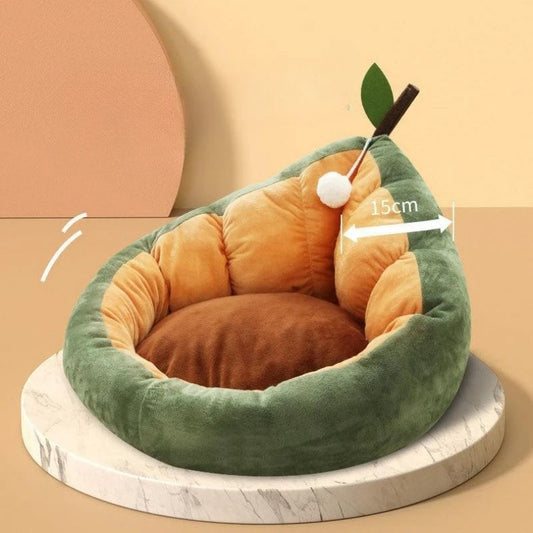KFX-7610429 Cozy Winter Cotton Cat and Dog Bed House for Small to Medium Pets