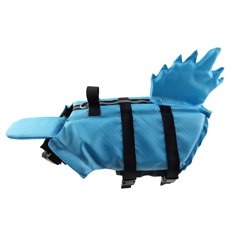 KFX-7611325 Dragon Tail Dog Life Jacket - Adjustable Polyester Vest for Safe Water Adventures, Multi-Size Options