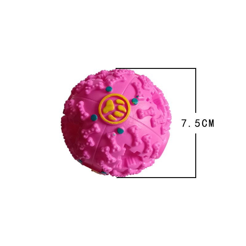 KFX-7611581 Giggle Dog Food Ball Toy - Bite-Resistant Puzzle for Dogs, Medium and Large Sizes Available