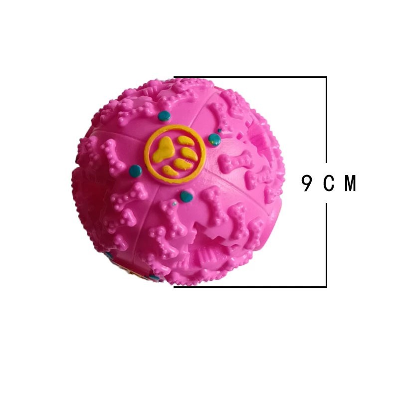 KFX-7611581 Giggle Dog Food Ball Toy - Bite-Resistant Puzzle for Dogs, Medium and Large Sizes Available