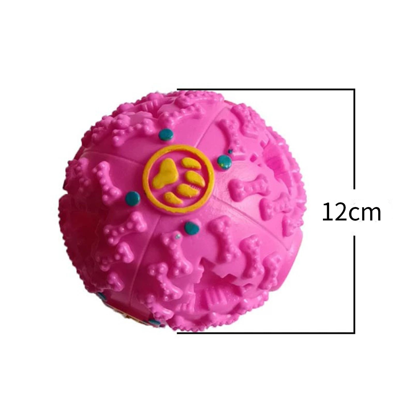 KFX-7611581 Giggle Dog Food Ball Toy - Bite-Resistant Puzzle for Dogs, Medium and Large Sizes Available
